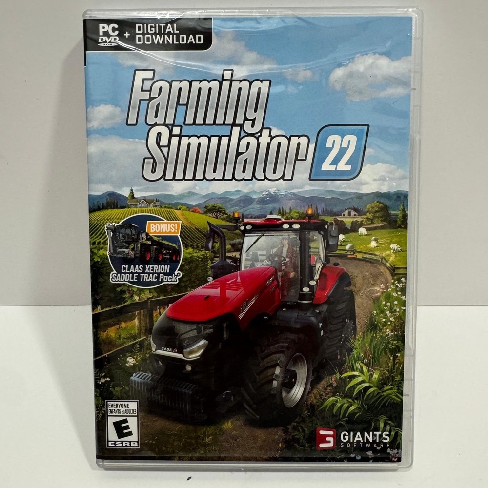 Giants Software Farming Simulator 22 PC DVD OS N/A Blue Excellent Simulation